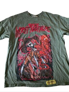 Brand X Your Worst Nightmare Men’s T-Shirt Short Sleeve size LARGE